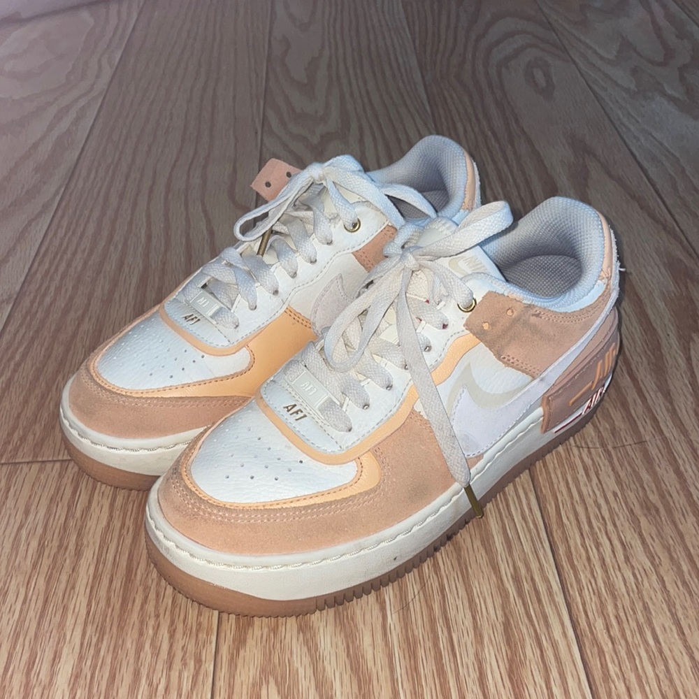 Coral Air force ones